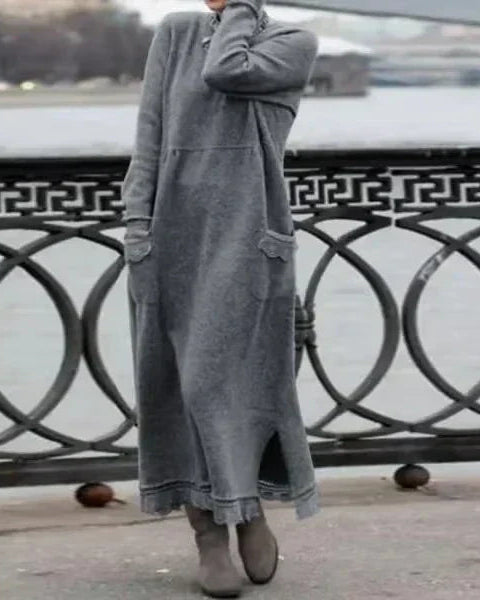 Doris™ | Robe Maxi en laine et coton