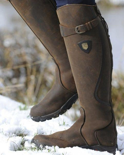 Maeve | Bottes d’Équitation en Cuir Imperméable