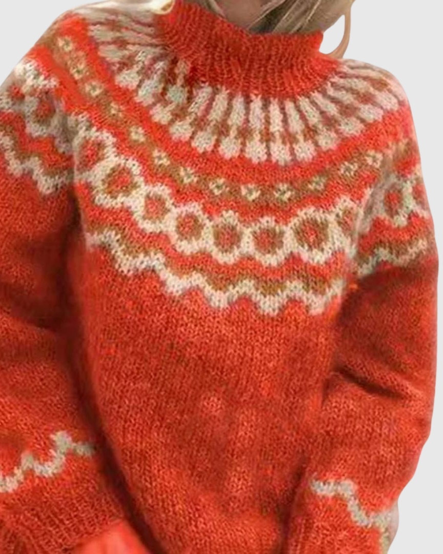 Aldira | Pull à Col Roulé en Maille Douce