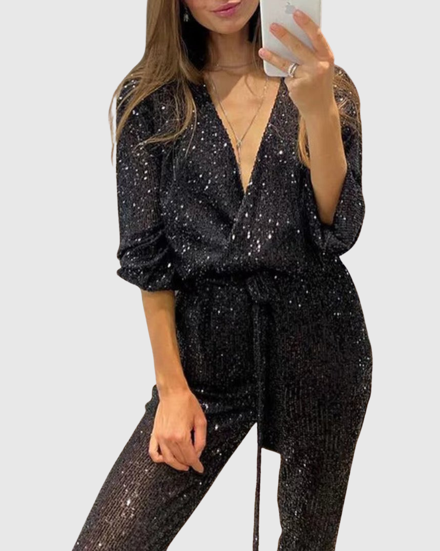 Aralyn | Combinaison de Soirée Scintillante