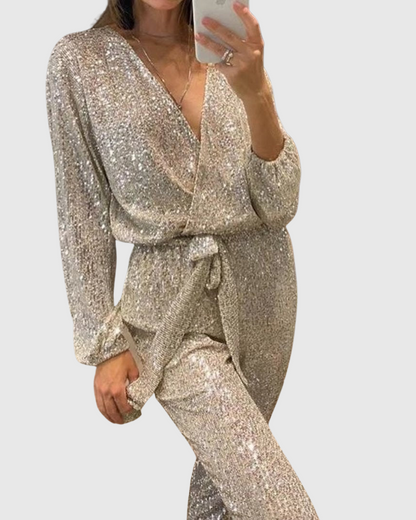 Aralyn | Combinaison de Soirée Scintillante