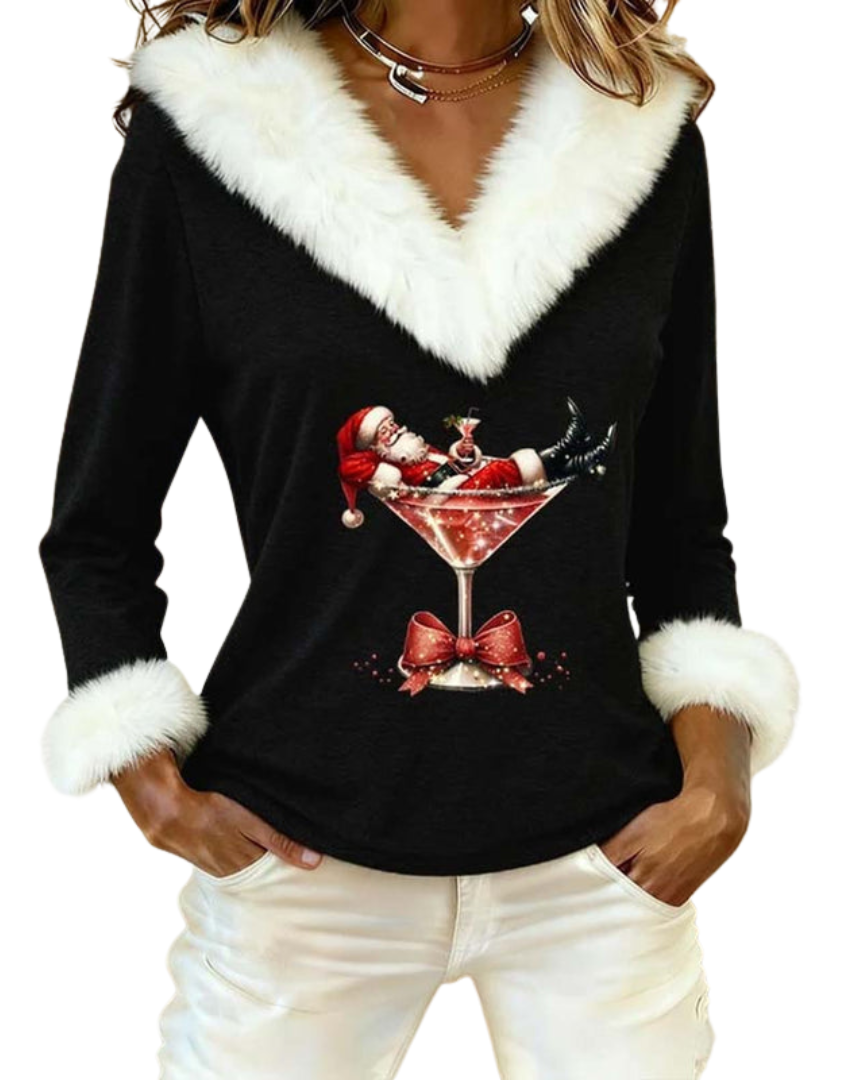 Fiorenza | Haut de Noël en Velours