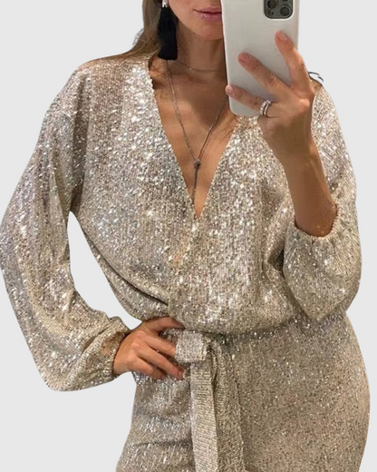 Aralyn | Combinaison de Soirée Scintillante