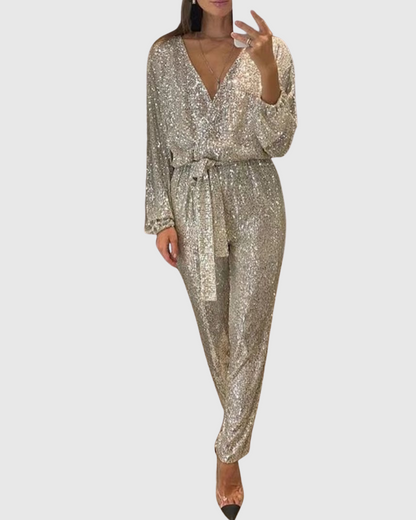 Aralyn | Combinaison de Soirée Scintillante