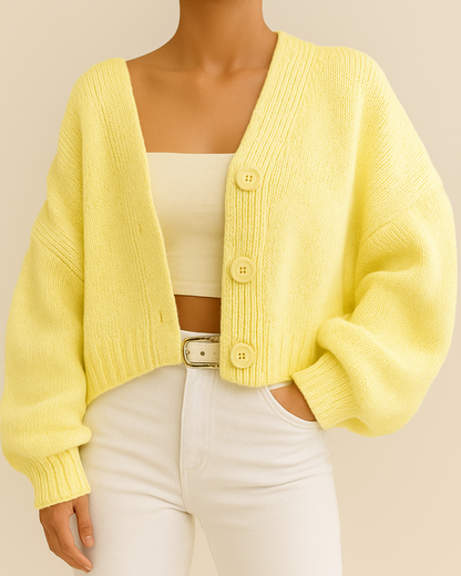 Maya – Gilet court en maille