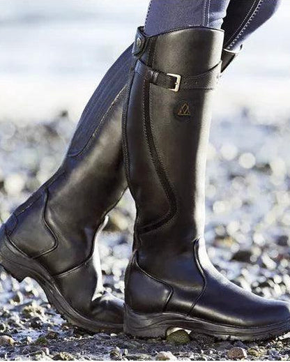 Maeve | Bottes d’Équitation en Cuir Imperméable