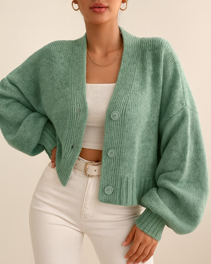 Maya – Gilet court en maille