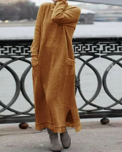 Doris™ | Robe Maxi en laine et coton