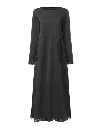 Doris™ | Robe Maxi en laine et coton