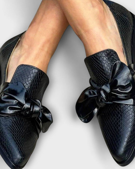Claudia – Mocassin avec Détail Nœud
