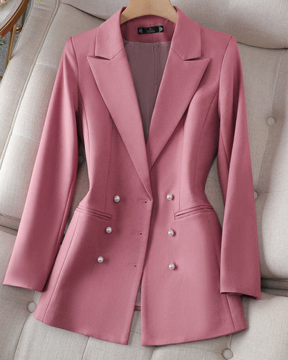 Ghita™ | Blazer Élégant avec Détails Subtils en Perles