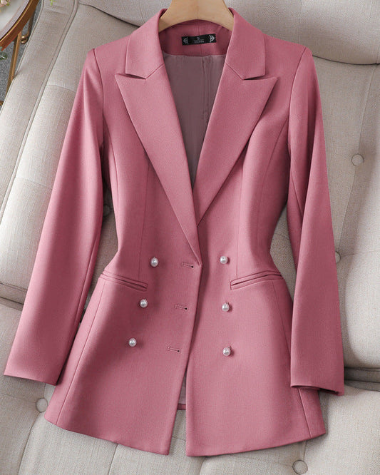 Ghita™ | Blazer Élégant avec Détails Subtils en Perles