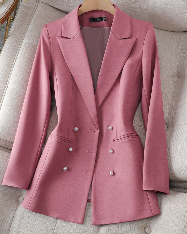 Ghita™ | Blazer Élégant avec Détails Subtils en Perles