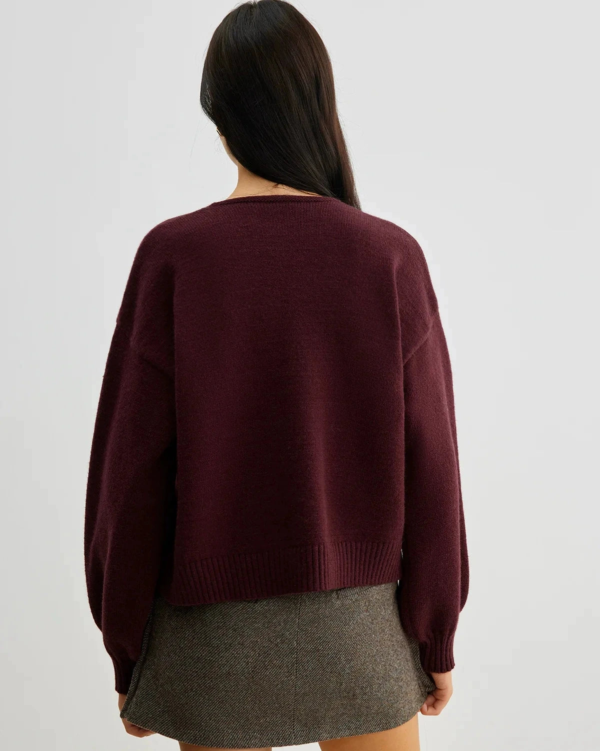 Colette | Gilet Tricoté à Nœud en Velours