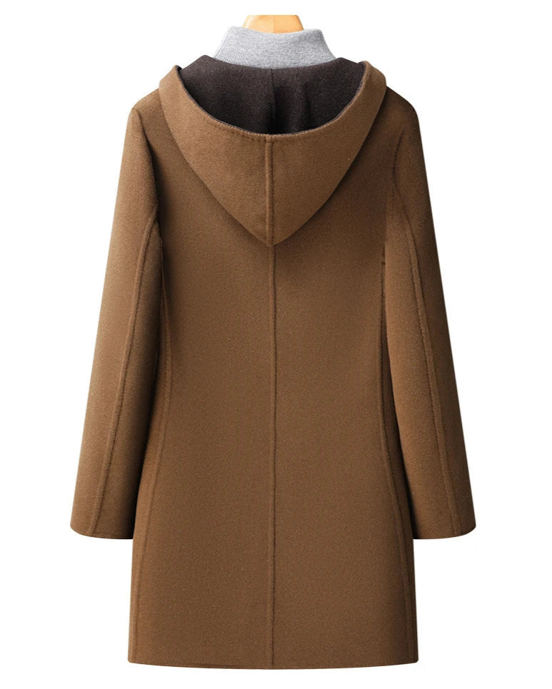Margaux™ | Manteau en Laine à Capuche