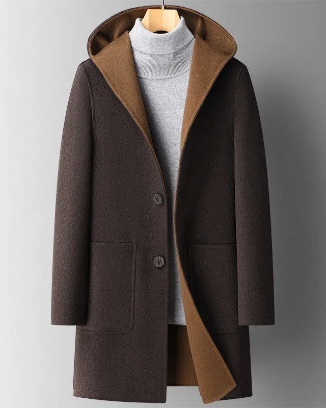 Margaux™ | Manteau en Laine à Capuche