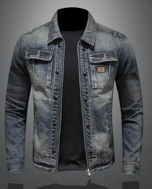 Carlo™ | Veste en jean rétro et élégante