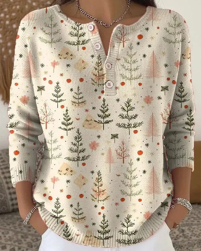 Patricia | Pull de Noël avec Boutons