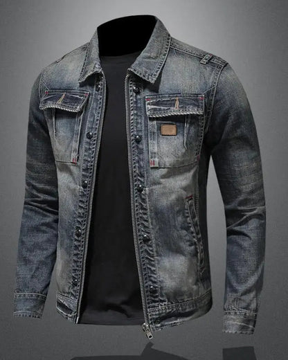 Carlo™ | Veste en jean rétro et élégante