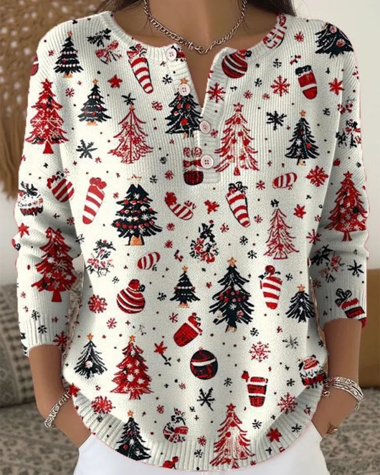 Patricia | Pull de Noël avec Boutons