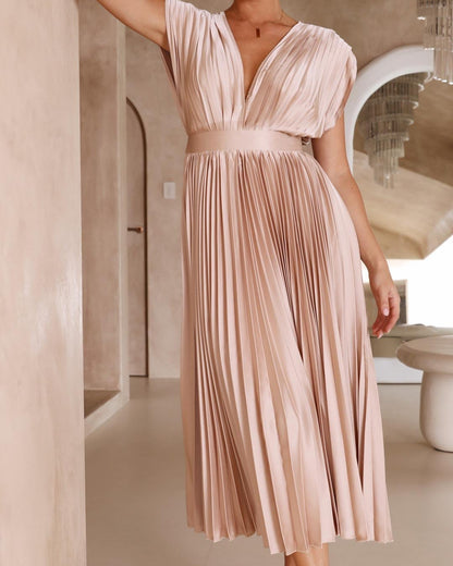 Éternelle™ | Robe Élégante Plissée