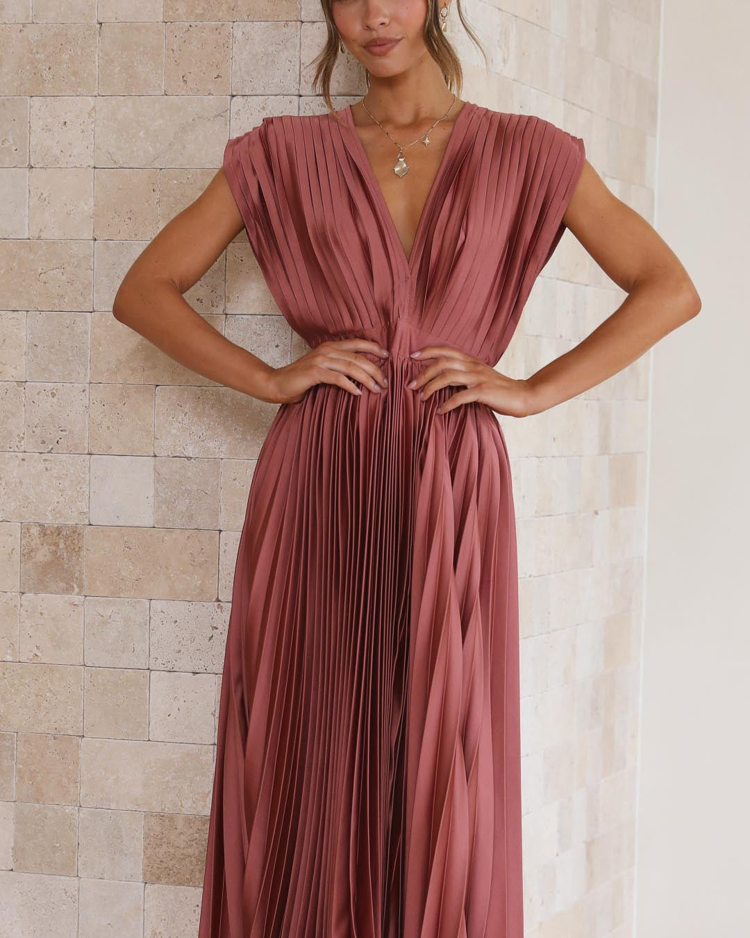 Éternelle™ | Robe Élégante Plissée