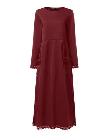 Doris™ | Robe Maxi en laine et coton
