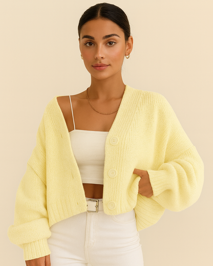 Maya – Gilet court en maille