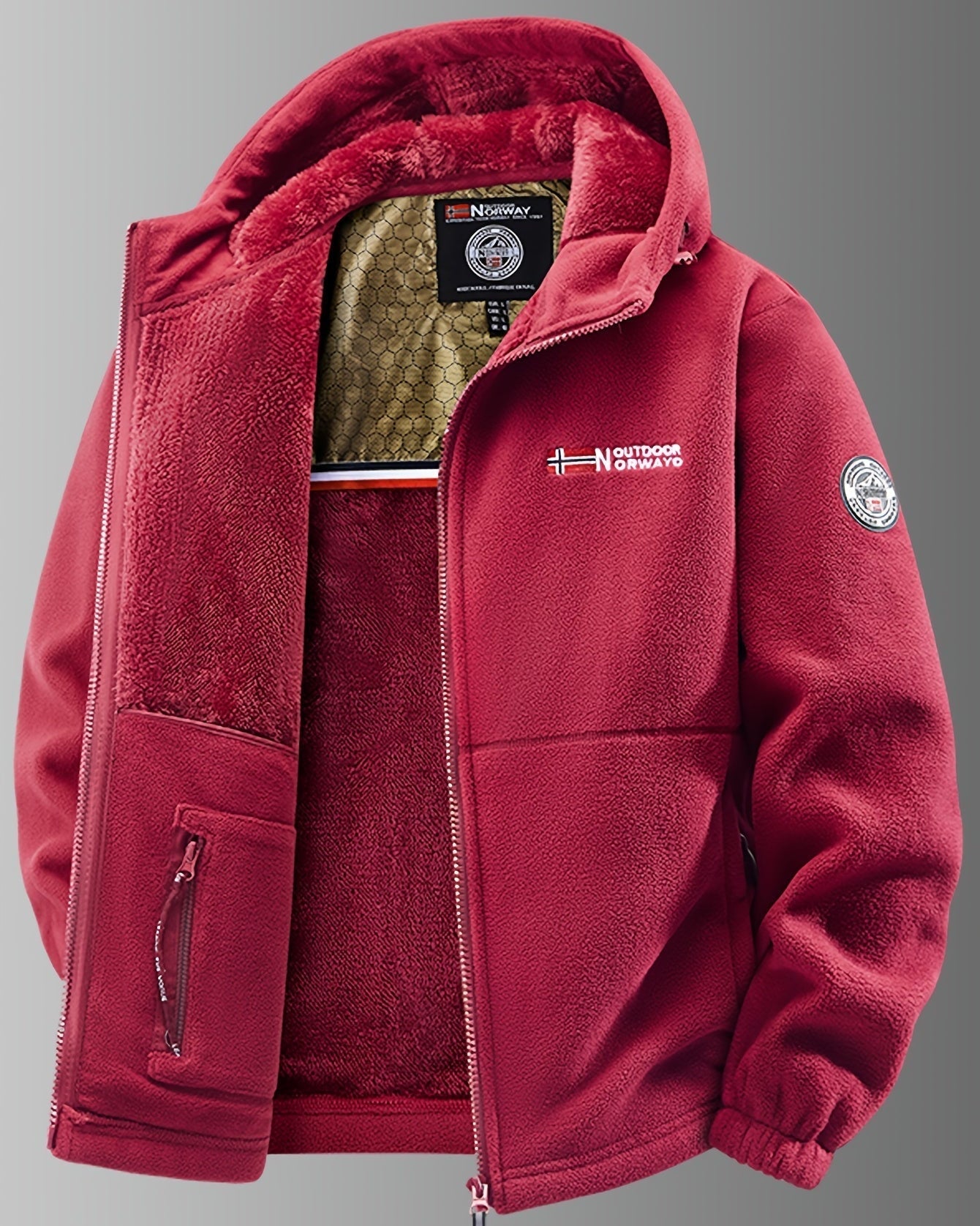 Nathaniel | Veste d’Hiver en Polaire Thermique