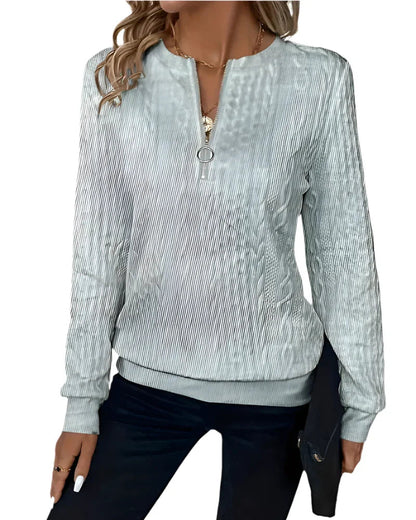 Élise Zip - pull confortable et polyvalent pour tous les jours