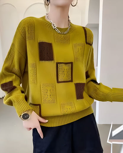 Alida – Pull en maille avec détails élégants