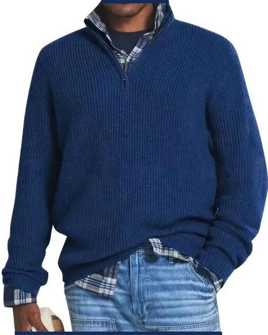Finn™ | Pull Zippé Tricoté pour Hommes