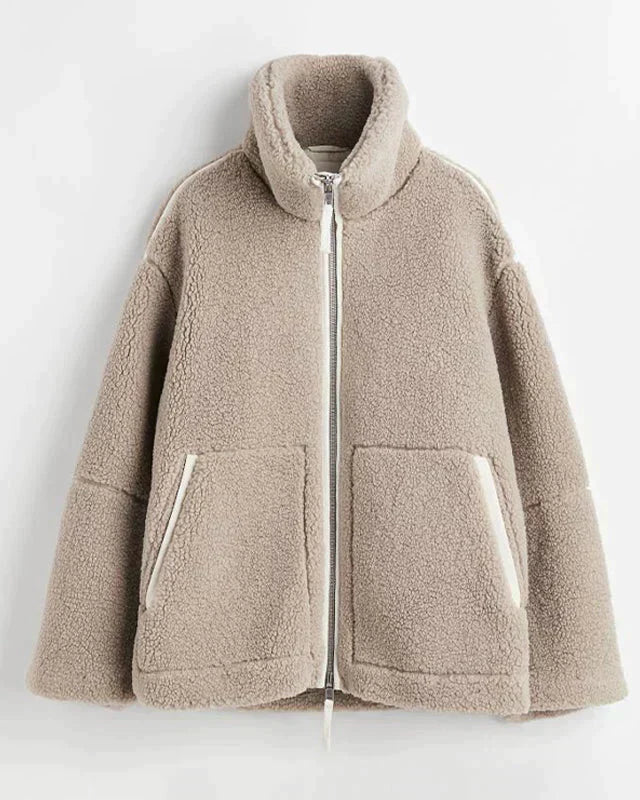 Clémence™ | Veste en polaire teddy