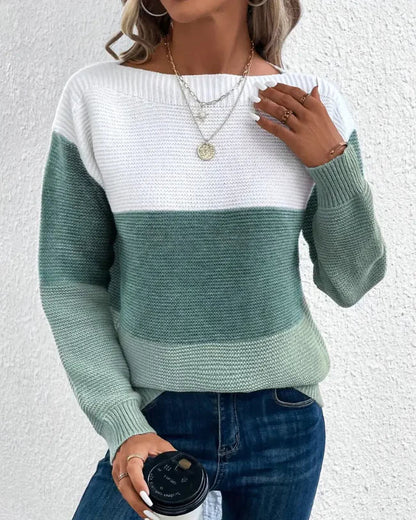 Pull femme en maille tendance – élégant et confortable pour les journées froides
