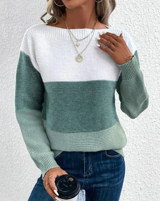 Pull femme en maille tendance – élégant et confortable pour les journées froides