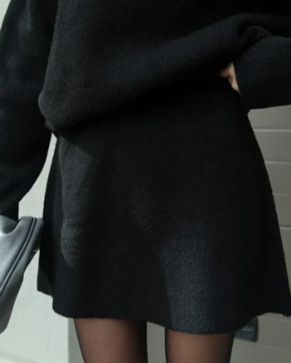 Heidi | Ensemble 2 pièces élégant – pull & jupe