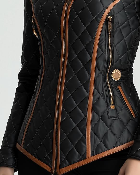 Lillian | Veste Matelassée à Motif Losanges