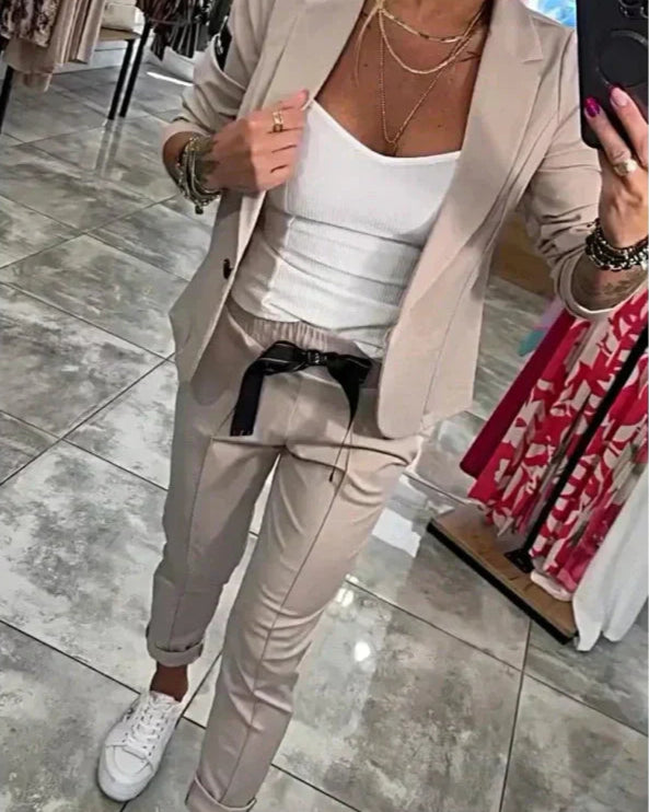 Sophie™ | ensemble blazer et pantalon décontracté pour femme