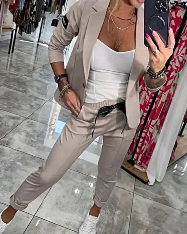 Sophie™ | ensemble blazer et pantalon décontracté pour femme