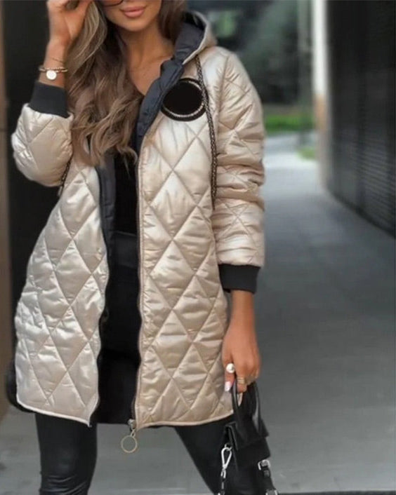 Elena™ | Manteau matelassé intemporel aux détails modernes