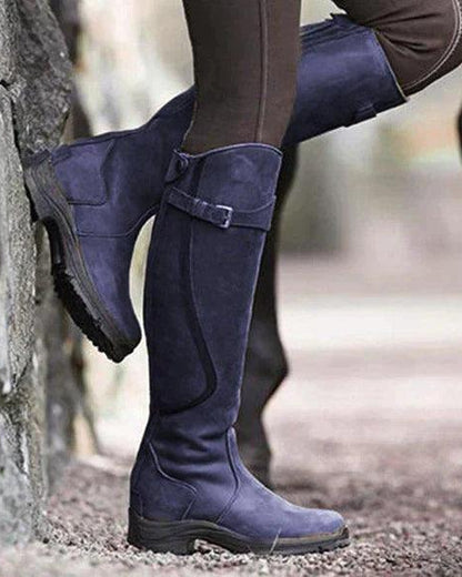 Maeve | Bottes d’Équitation en Cuir Imperméable